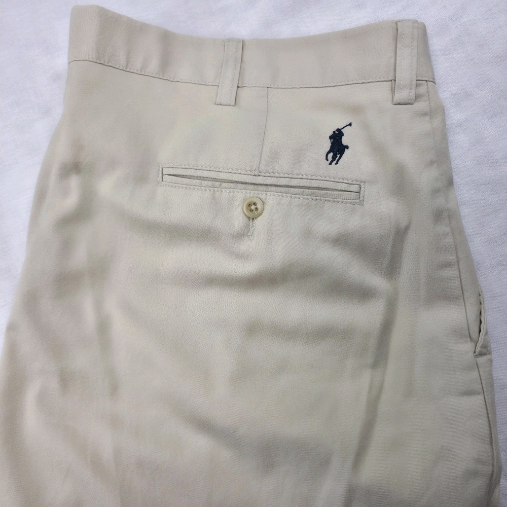 Polo Ralph Lauren Prospect Pants Men's 40x30 Tan Classic Chino Pockets Casual‎